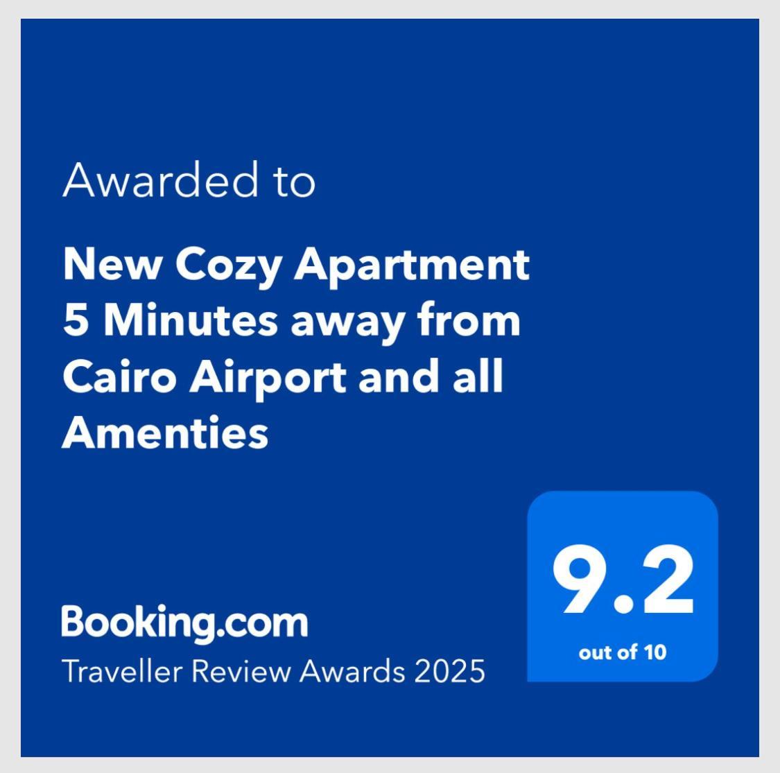 New Cozy Apartment 5 Minutes Away From Cairo Airport And All Amenties Exteriér fotografie